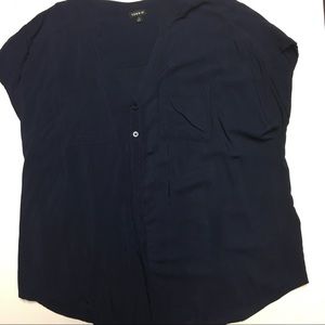 Torrid Women’s Navy Blue Button up Top Size 14